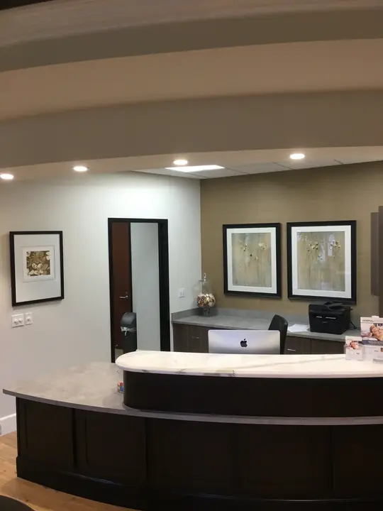 Commercial Office Reception Area Painted La Quinta Ca