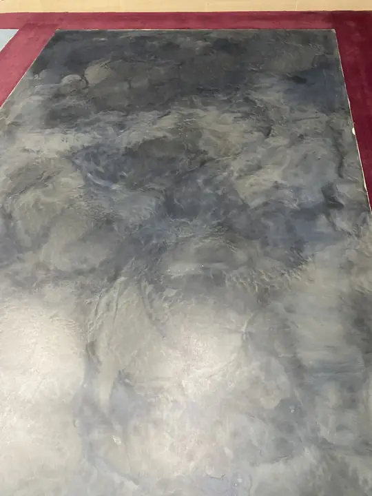 Grey Metallic Epoxy Floor Install La Quinta Ca