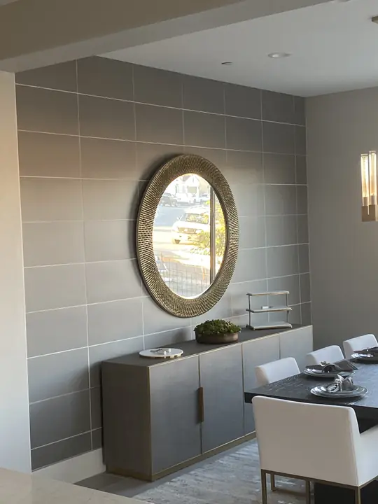 Painted Dining Area Feature Wall La Quinta Ca