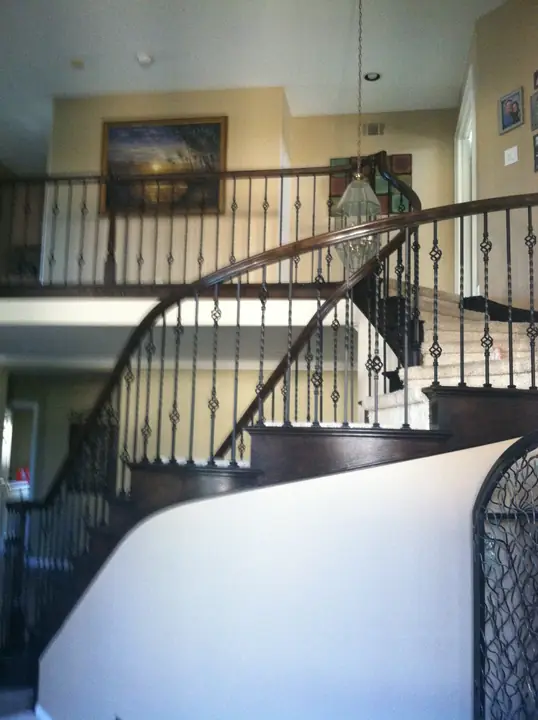 Painted Staircase And Landing La Quinta Ca